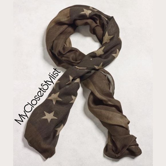 JOHN VARVATOS Flag Scarf Authentic Large Italy NWT - Picture 4 of 6